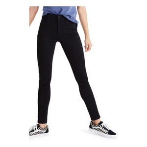 Madewell Black 9” High rise skinny jeans